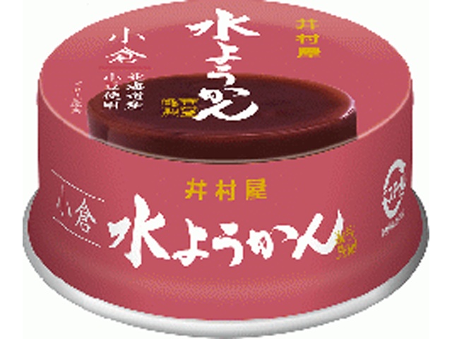 井村屋 缶水ようかん 小倉８３ｇ □お取り寄せ品 【購入入数３２個】