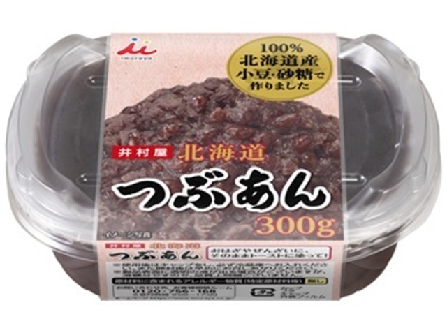 井村屋 北海道つぶあん ３００ｇ □お取り寄せ品 【購入入数１２個】