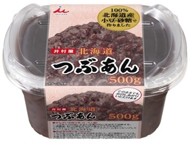 井村屋 北海道つぶあん ５００ｇ △ 【購入入数６個】