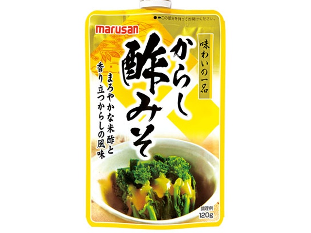 マルサン からし酢みそ １２０ｇ □お取り寄せ品 【購入入数４０個】
