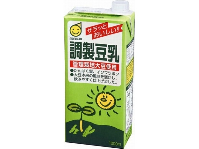 マルサン 調整豆乳 １Ｌ □お取り寄せ品 【購入入数６個】