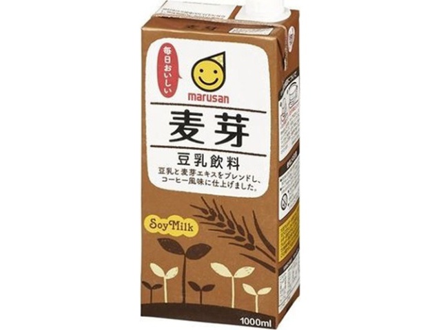 マルサン 麦芽豆乳 １Ｌ □お取り寄せ品 【購入入数６個】