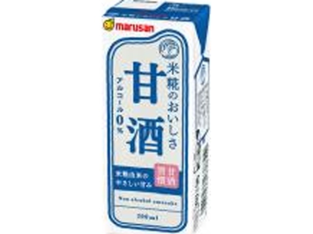 マルサン 甘酒 紙２００ｍｌ □お取り寄せ品 【購入入数２４個】