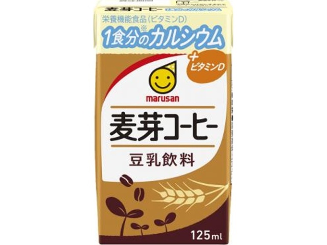マルサン 豆乳飲料麦芽コーヒー１日分のカルシウム □お取り寄せ品 【購入入数２４個】