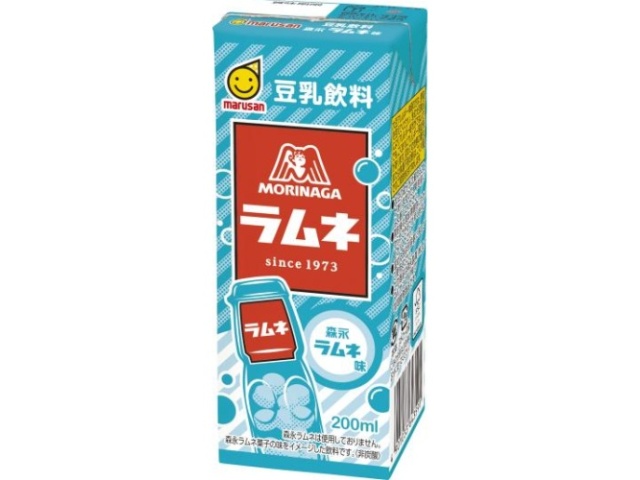 マルサン 豆乳飲料 森永ラムネ味紙２００ｍｌ □お取り寄せ品 【購入入数２４個】