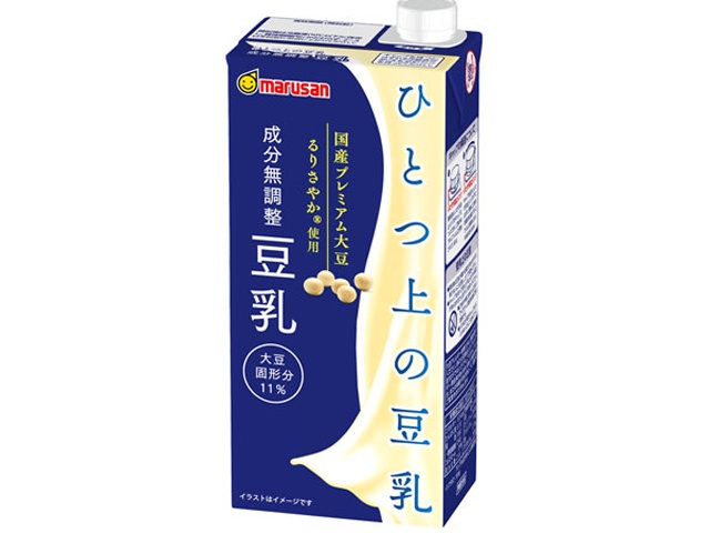 マルサン ひとつ上の豆乳成分無調整豆乳紙１Ｌ □お取り寄せ品 【購入入数６個】