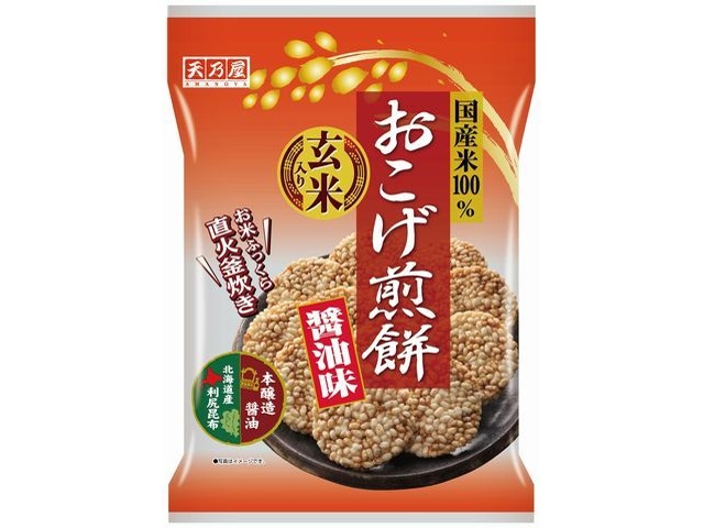 天乃屋 おこげ煎餅醤油味 ９枚 △ 【購入入数１２個】