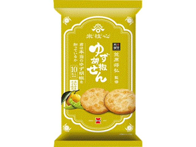 岩塚製菓 ゆず胡椒せん １０枚 □お取り寄せ品 【購入入数１２個】