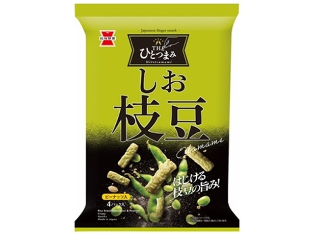 岩塚製菓 ＴＨＥひとつまみしお枝豆７０ｇ  【購入入数１２個】