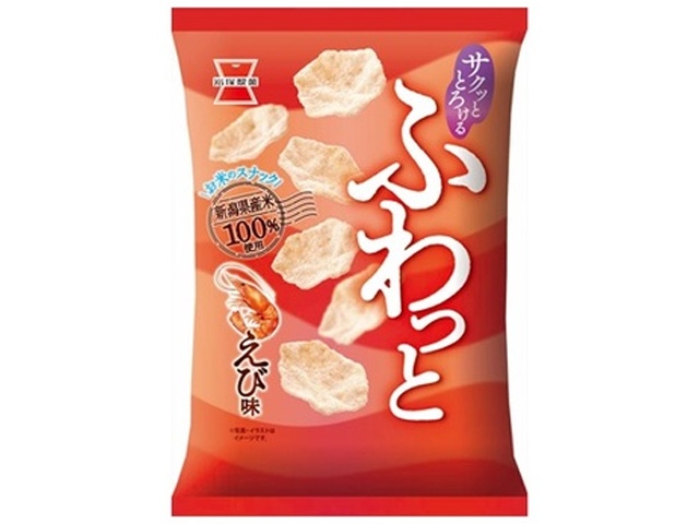 岩塚製菓 ふわっと やわらかえび味４５ｇ  【購入入数１０個】