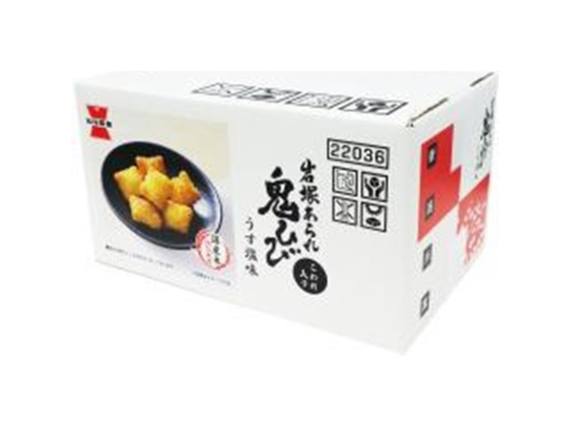 岩塚製菓 岩塚あられ鬼ひびうす塩味２３２ｇ △ 【購入入数１個】