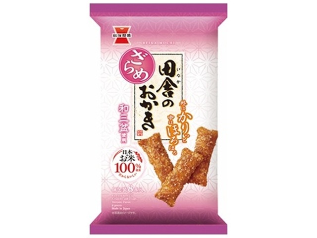 岩塚製菓 田舎のおかき ざらめ味８本 【今月の特売 菓子】 □お取り寄せ品 【購入入数１２個】
