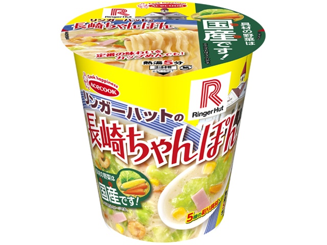 エース タテＬ リンガーハットの長崎ちゃんぽん □お取り寄せ品 【購入入数１２個】