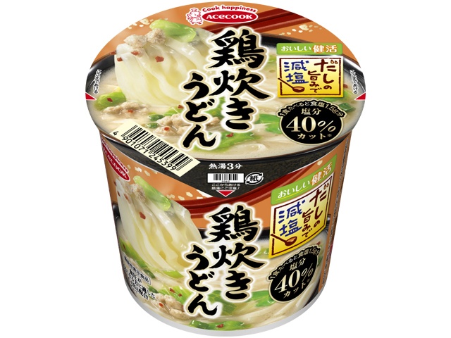 エース だしの旨みで減塩 鶏炊きうどん □お取り寄せ品 【購入入数１２個】