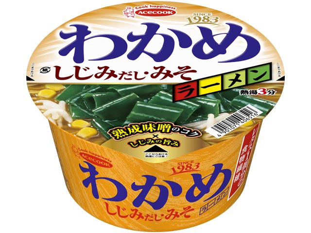 エース わかめラーメン しじみだし・みそ △ 【購入入数１２個】