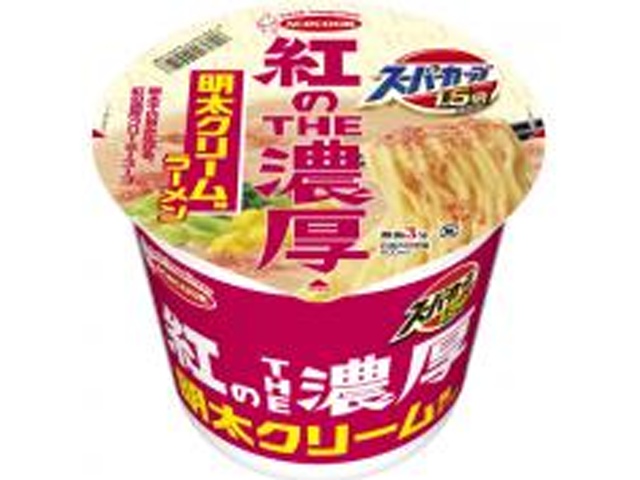 スーパーカップ紅のＴＨＥ濃厚明太クリーム味ラーメン 【新商品 1/19 発売】 【今月の特売 麺類】 □お取り寄せ品 【購入入数１２個】