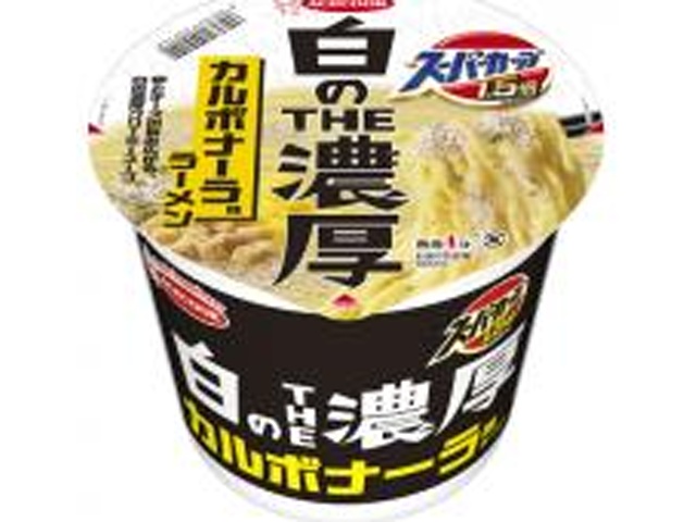スーパーカップ白のＴＨＥ濃厚カルボナーラ味ラーメン 【新商品 1/19 発売】 【今月の特売 麺類】 □お取り寄せ品 【購入入数１２個】