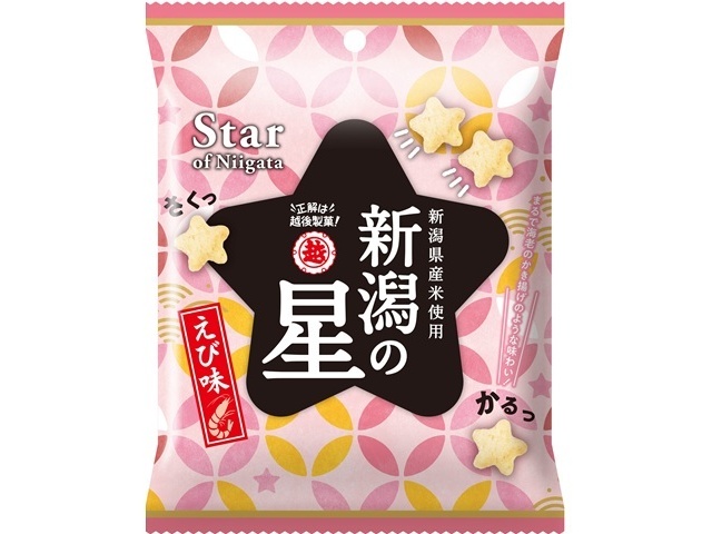 越後製菓 ３６ｇ新潟の星 えび味３６ｇ 【新商品 3/23 発売】 □お取り寄せ品 【購入入数１０個】
