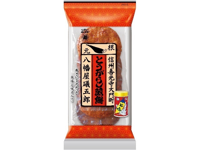 越後製菓 七味とうがらし煎餅 ６枚 △ 【購入入数１２個】