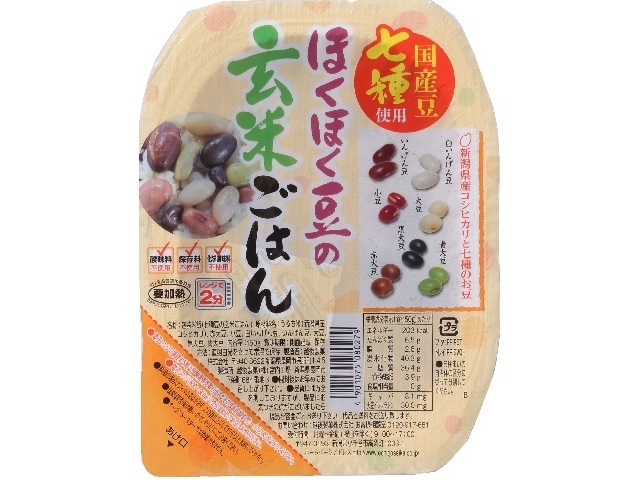 越後製菓 ほくほく豆の玄米ごはん１５０ｇ □お取り寄せ品 【購入入数１２個】