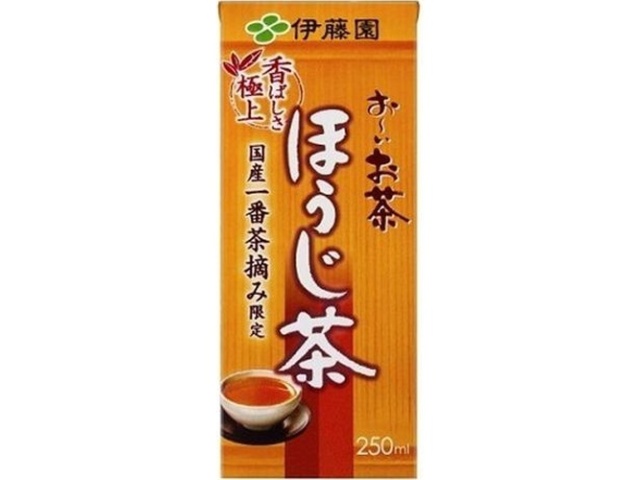 伊藤園 お～いお茶ほうじ茶 紙２５０ｍｌ □お取り寄せ品 【購入入数２４個】