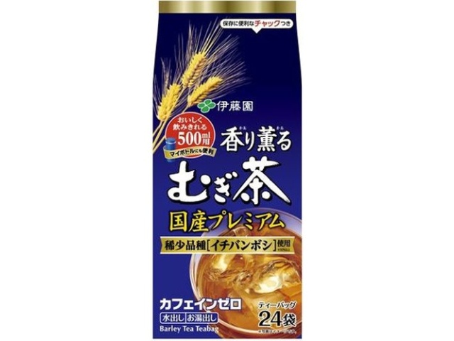 伊藤園 香り薫る麦茶国産Ｐティーバッグ ２４袋 □お取り寄せ品 【購入入数１０個】