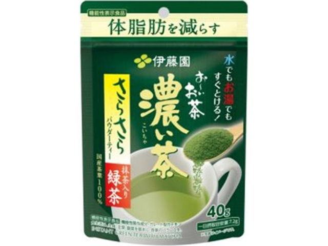 伊藤園 お～いお茶 さらさら濃い茶４０ｇ □お取り寄せ品 【購入入数３０個】