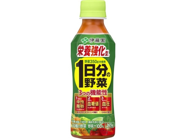 伊藤園 機能性栄養強化１日分の野菜 Ｐ２６５ｇ □お取り寄せ品 【購入入数２４個】
