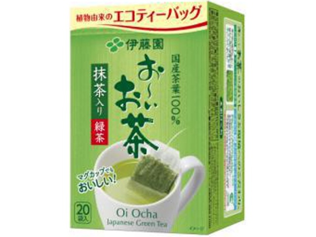 伊藤園 お～いお茶エコティーバッグ緑茶 ２０袋 □お取り寄せ品 【購入入数１０個】