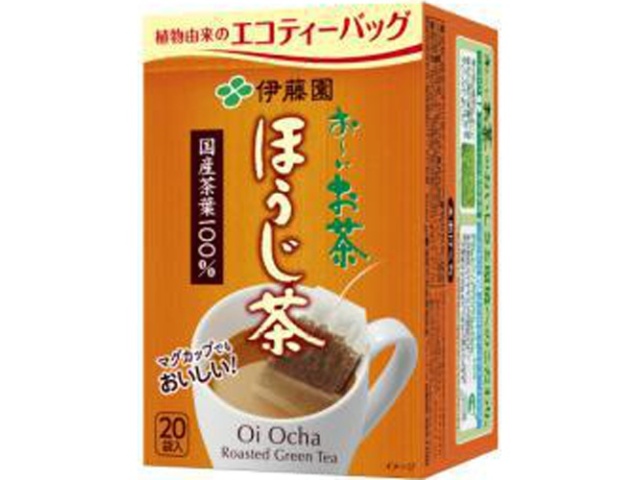 伊藤園 お～いお茶エコティーバッグほうじ茶 ２０袋 △ 【購入入数１０個】