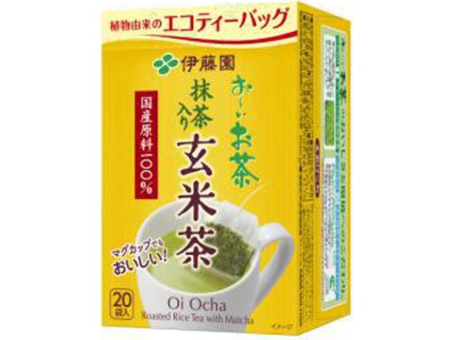 伊藤園 お～いお茶エコティーバッグ玄米茶 ２０袋 □お取り寄せ品 【購入入数１０個】
