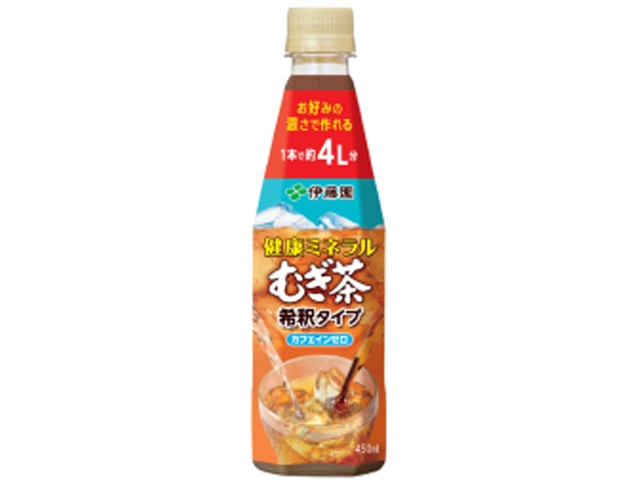 伊藤園 希釈健康ミネラルむぎ茶Ｐ４５０ｍｌ □お取り寄せ品 【購入入数２４個】