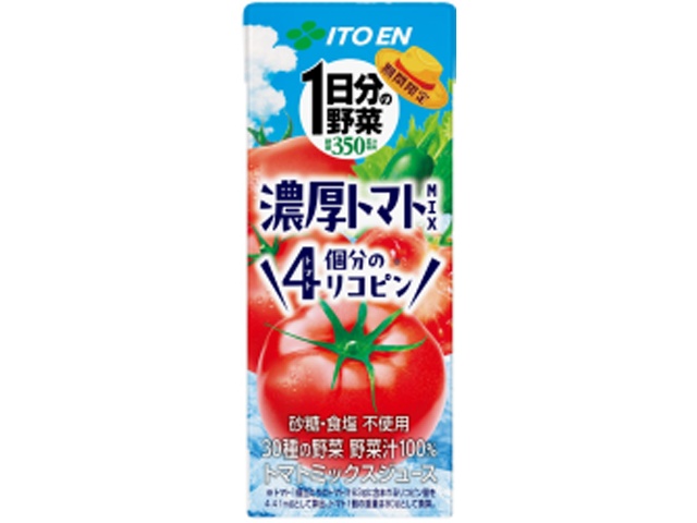 伊藤園 １日分の野菜濃厚トマトｍｉｘ紙２００ｍｌ □お取り寄せ品 【購入入数２４個】