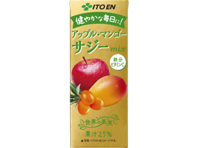 伊藤園 アップル・マンゴー サジー紙２００ｍｌ □お取り寄せ品 【購入入数２４個】