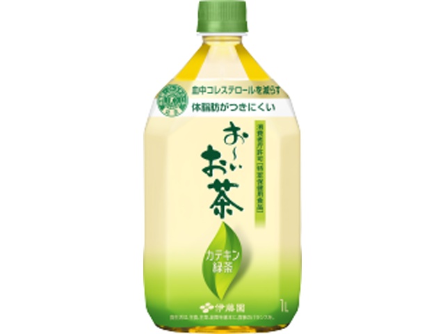 伊藤園 お～いお茶 カテキン緑茶１Ｌ △ 【購入入数１２個】
