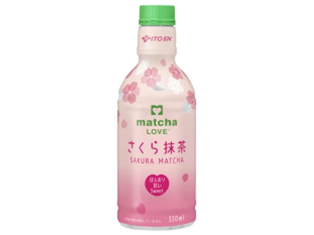 伊藤園 パウダーインさくら抹茶Ｐ３３０ｍｌ 【新商品 1/19 発売】 【今月の特売 飲料水】 □お取り寄せ品 【購入入数２４個】