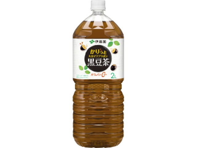 伊藤園 かりっと大豆イソフラボン黒豆茶 ２Ｌ 【新商品 3/2 発売】 【今月の特売 嗜好飲料】 △ 【購入入数６個】