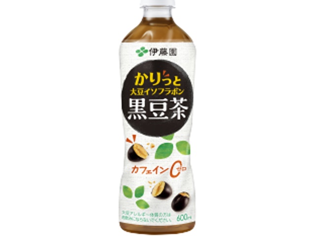 伊藤園 かりっと大豆イソフラボン黒豆茶Ｐ６００ｍｌ 【新商品 3/2 発売】 【今月の特売 飲料水】 △ 【購入入数２４個】