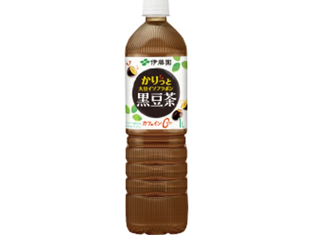 伊藤園 かりっと大豆イソフラボン黒豆茶 １Ｌ 【新商品 4/6 発売】 【今月の特売 飲料水】 △ 【購入入数１２個】