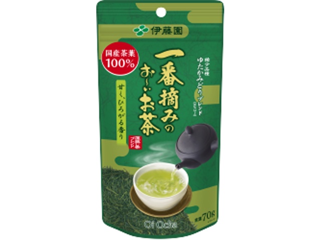 伊藤園 一番摘みのお～いお茶ゆたかみどり７０ｇ 【新商品 4/6 発売】 □お取り寄せ品 【購入入数１０個】
