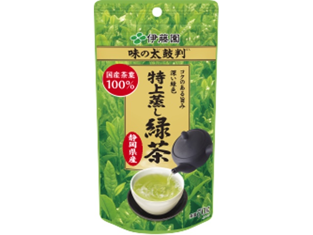 伊藤園 特上蒸し緑茶 ７０ｇ 【新商品 4/6 発売】 □お取り寄せ品 【購入入数１０個】