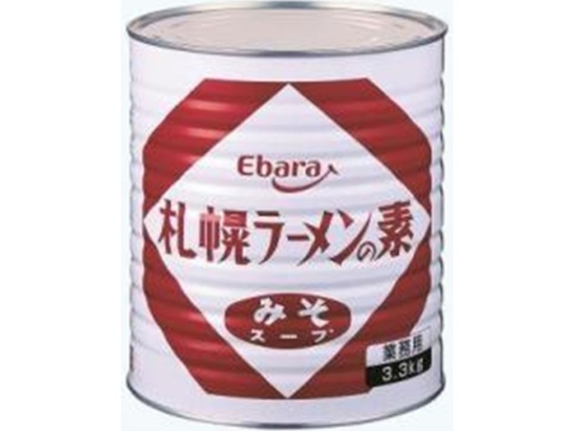 エバラ 札幌ラーメンの素みそスープ３．３ｋｇ業務用 □お取り寄せ品 【購入入数６個】［入荷までお時間がかかります］