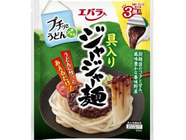 エバラ プチッとうどん プラス具入りジャージャー麺 □お取り寄せ品 【購入入数１２個】［入荷までお時間がかかります］