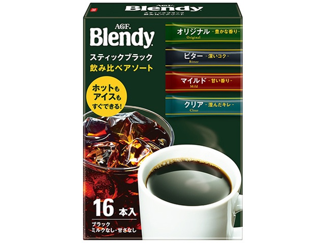 ＡＧＦ ブレンディ飲み比べアソート１６本 【新商品 3/2 発売】 □お取り寄せ品 【購入入数１２個】