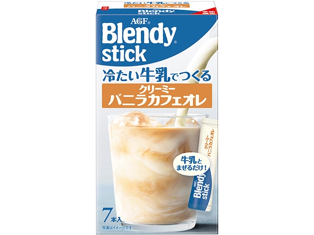 ブレンディ 牛乳でつくるバニラカフェオレ ７本 【新商品 3/2 発売】 △ 【購入入数６個】