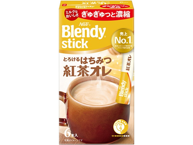ブレンディスティック とろけるはちみつ紅茶オレ６本 【今月の特売 嗜好飲料】 □お取り寄せ品 【購入入数２４個】