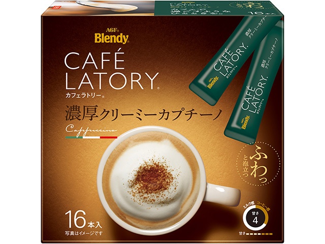 カフェラトリー スティック カプチーノ１６本 【今月の特売 嗜好飲料】 □お取り寄せ品 【購入入数６個】
