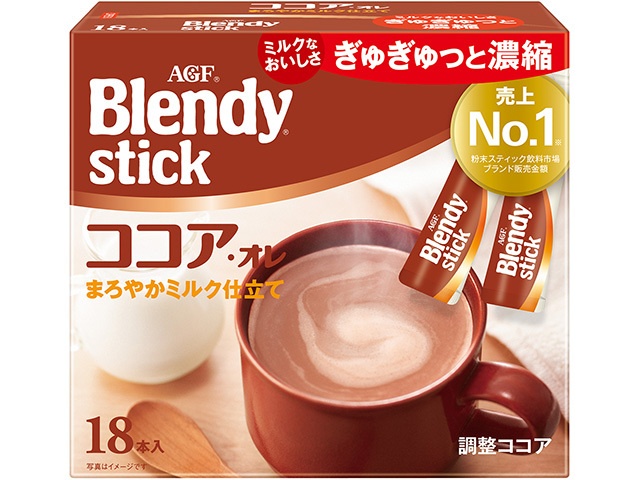 ブレンディ スティック ココア・オレ１８本 【今月の特売 嗜好飲料】 □お取り寄せ品 【購入入数６個】