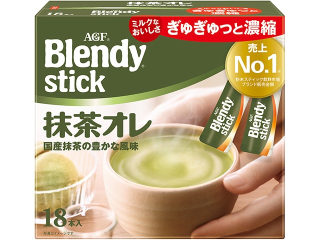 ブレンディスティック 抹茶オレ１８本 【今月の特売 嗜好飲料】 △ 【購入入数３個】