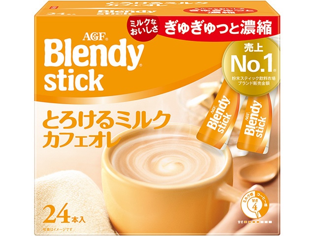 ブレンディ スティック とろけるミルク２４本 【今月の特売 嗜好飲料】 □お取り寄せ品 【購入入数６個】